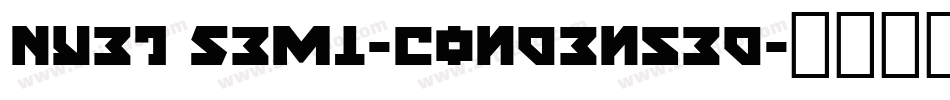 Nyet Semi-Condensed字体转换